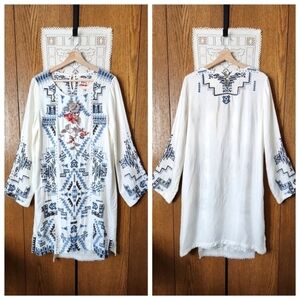 NWT Johnny Was Samara Embroidered Slip Dress